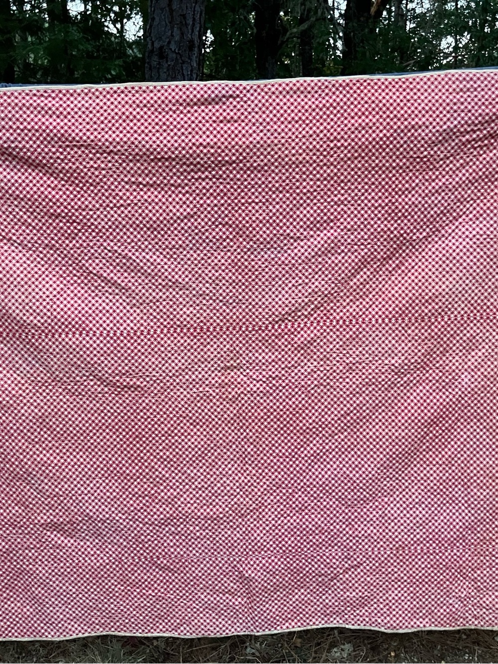 Hand stitched early 20th C patchwork star pattern twin quilt 69 x 80” vintage - Picture 16 of 16